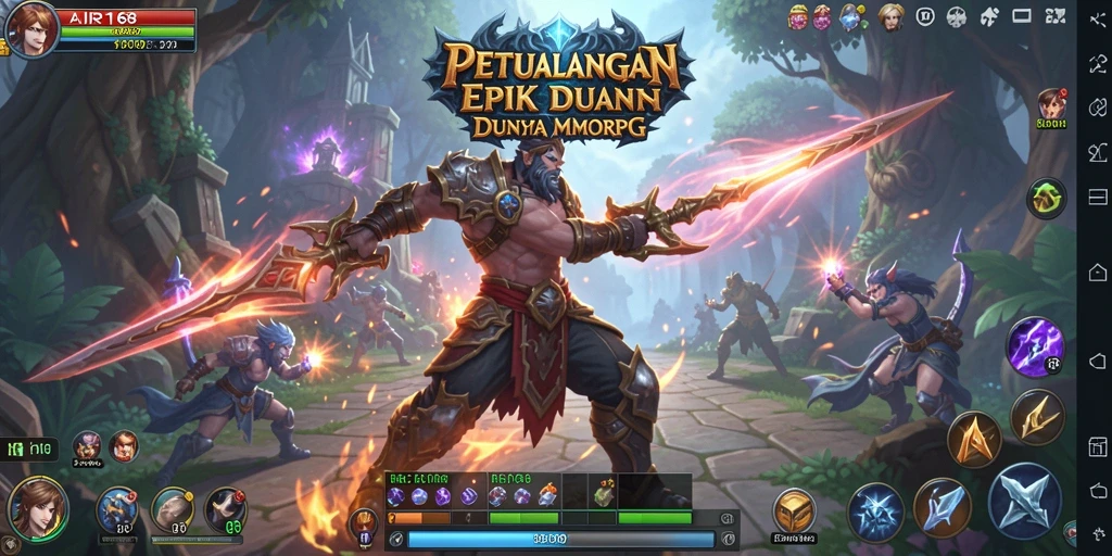 Tangkap aksi seru dari petualangan di dunia MMORPG AIR168.