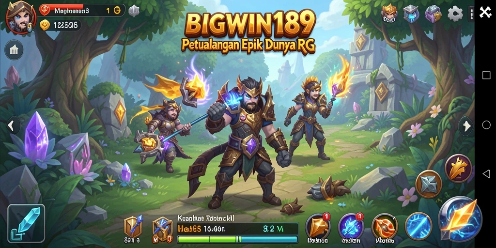 Tampilan keren dari aksi RPG intens di BIGWIN189.