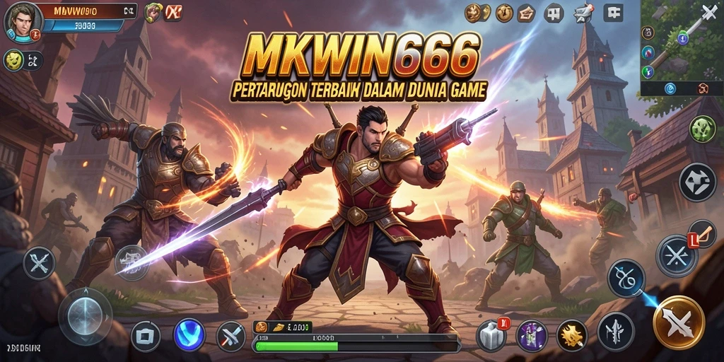 Tangkapan layar menampilkan pertarungan yang mendebarkan dalam MKWIN666.