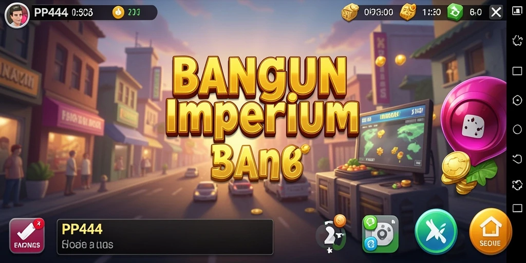 Screenshot gameplay PP444 menampilkan aksi merancang bisnis yang seru.