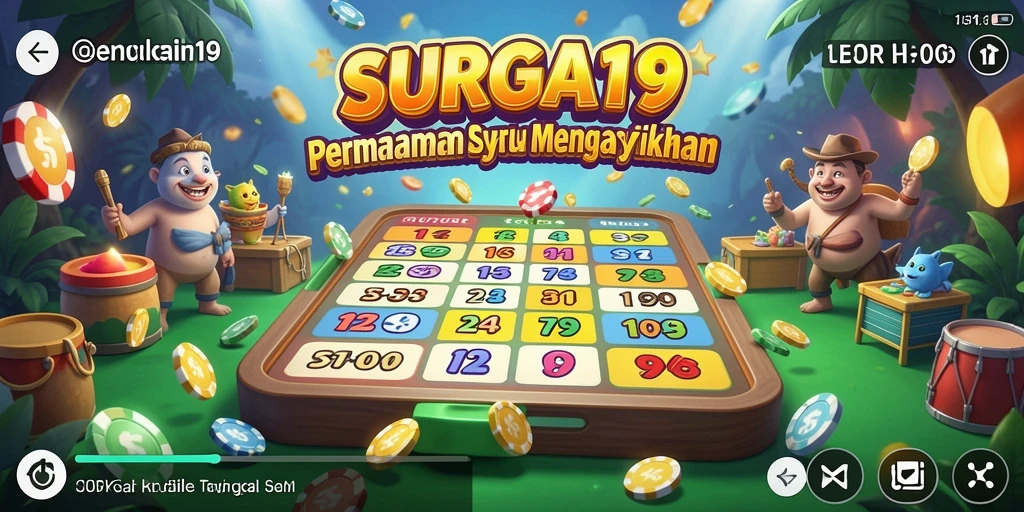 Tangkapan layar gameplay Bingo di SURGA19 yang seru.