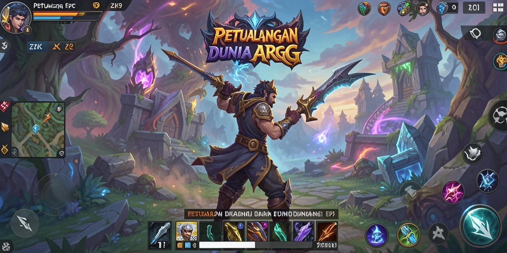 Tangkapan layar ZK9 menampilkan aksi seru dalam gameplay ARPG.